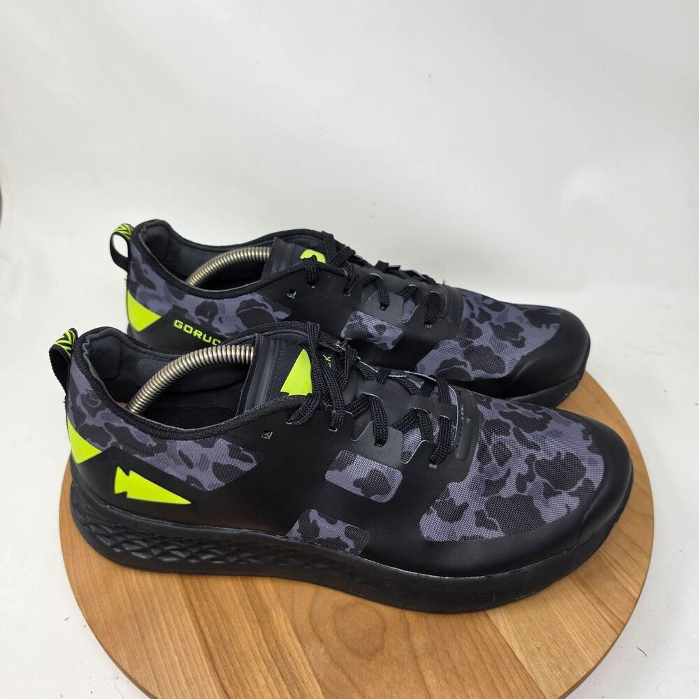 Goruck Shoes Mens 11 Rough Runner Black Green Camo Running Sneakers Outdoor Gym